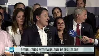 Republicanos entregan balance de resultados de elecciones