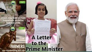 save our soil by school kid  | write a letter to prime minister on save soil | soil conservation