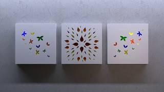 Wall Pictures Sound Activated with LED by Kauza