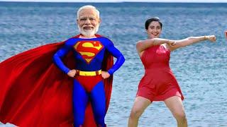 Bazigar O Bazigar  Modi & Smriti Irani   Funny Version