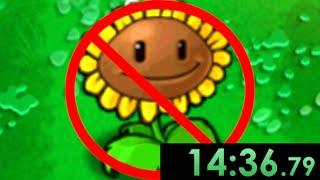 This Plants vs Zombies speedrun is almost impossible...