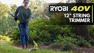 RYOBI 40V 12" String Trimmer