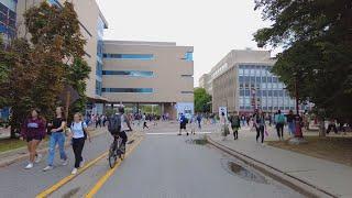 Ottawa cycling through Sandy Hill, uOttawa Campus & Golden Triangle - September 2022