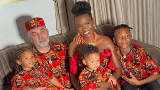 Our Igbo family Christmas photo shoot