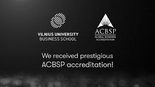 VU Business School x ACBSP. The First Accredited Business School in the Baltics