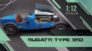 Bugatti type 35d - ITALERI - 1/12 scale - scale modeling.