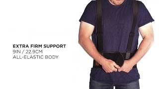 Ergodyne 1600 Back Support Brace Features an Extended Elastic Body for Extra Firm Support