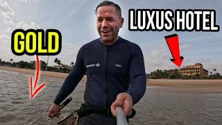 Schatzsuche am LUXUS BEACH - Schaffe ich es meinen Urlaub mit dem Metalldetektor zu refinanzieren?