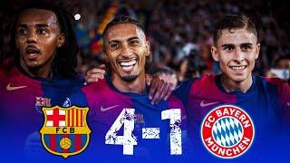 FC Barcelona 4-1 Bayern Munich: Raphinha Smashes Bayern! Fermin Double Assist, Pedri & Yamal Magic