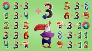 123 Clay Tale - Learn Addition +3 with Clay Animals! | Multhouse Studio Games