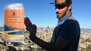 Athletic Brewing Freewave Double Hopped NA IIPA Review by Josh the Non Alcoholic #noboozereviews