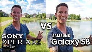 Samsung Galaxy S8 vs Sony Xperia XZ Premium!! CAMERA Test Comparison (4K)