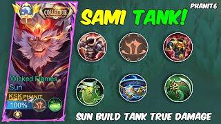 SUN TANK  TOP GLOBAL BUILD TANK TRUE DAMAGE - SUN TOP 1 GLOBAL BUILD TANK SEASON 34 ~ MOBILE LEGEND