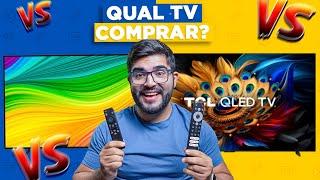 EITA! TCL C655 vs Samsung Q60d! Qual a melhor Smart TV QLED custo benefício?