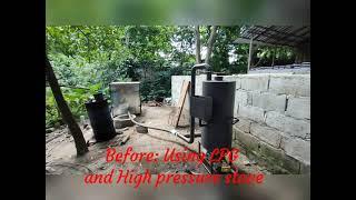 Changing my burner from Lpg to Diesel for mushroom fruiting bag steaming