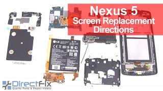 Nexus 5 Screen Replacement Directions