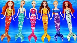 Disney Princesses Dress Up - Mermaid Outfits for Dolls