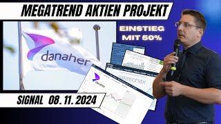 Danaher Einstieg in Top-Aktie: Mein Trade im Echtgelddepot - für 2 Jahre?