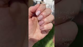 Neutral nail polish comparison! #essie #orly #opi