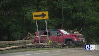 'I thought I was going to die:' Steuben County resident in heart of damage recounts being stuck in h