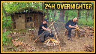 24h Overnighter im Bushcraft Shelter – Bauen, basteln und Kochen – Survival Deutschland