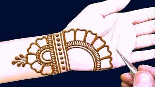 very easy and beautiful Mehndi design | mehendi design | mehandi ka design| वटपौर्णिमा मेहंदी डिजाइन