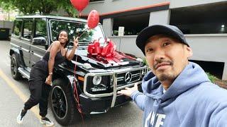 SURPRISING MY WIFE WITH HER DREAM CAR! (日本語字幕）