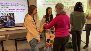 Intergenerational classroom at Trent University