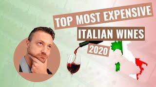 Top 5 MOST EXPENSIVE WINES from Italy [Discover the best wines, producers and wine regions of Italy]