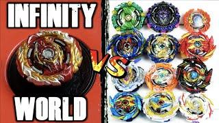 THE INFINITE WORLD SPRIGGAN vs ALL SUPERKING BEYBLADES