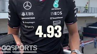 F1 Drivers Test Their Reaction Time