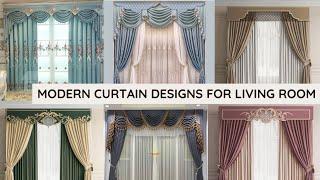 Modern Curtain Design Ideas for 2024 Living Room Interior Aesthetics with Stylish Home Decor Parda