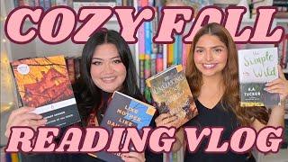 cozy fall reading vlog ️