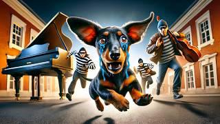 Robbers Ruin Puppy's Music Career? Cute & Funny Dachshund Dog Video!