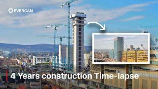 Dublin's Iconic Exo Building: 4K Time-lapse From Foundation to Skyline