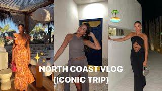 GIRLS TRIP VLOG:North coast vlog, WE MISSED OUR FLIGHT!Parties coffee and dressing up|الساحل الشمالي