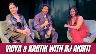 The Ultimate BTS Interview! Kartik Aaryan & Vidya Balan with RJ Akriti #BhoolBhulaiyaa3