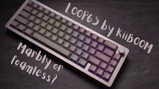 loop65 by kiiBOOM - marbly two toned keyboard! (can it go foamless?)