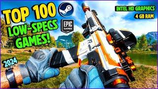 100 BEST PC Games to Play on Low End PC/Laptop - 2024 (Intel HD Graphics)