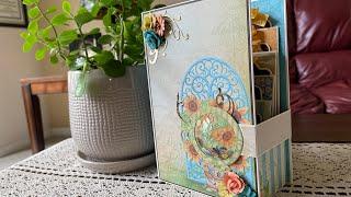 Rustic Sunflower Tag Pocket Flip Album Tutorial, a Design Team Project for Country Craft Creations