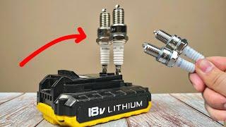 Why haven't you patented this yet? Just one spark plug inserted into the battery!