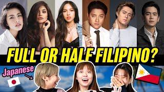 Japanese Guess Filipino Celebrities: FULL OR HALF FILIPINO?