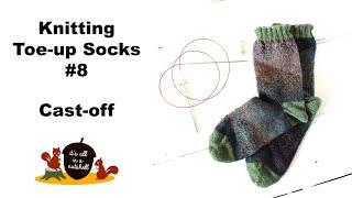 Knitting Happy Toe-up Socks Part 8 - Cast off