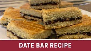 DATE BAR RECIPE | SWEETS | DESSERTS | GHEE BISCUITS | HOW TO MAKE