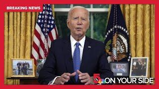 Full speech: President Joe Biden uses Oval Office address to explain his decision to quit 2024 race