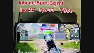 Iphone15pro ios17 Bgmi pubg 3.4 update gaming handcam ￼ taste video￼