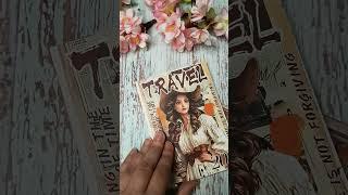 RING JOURNAL WITH ME | paper tag | Scrapbooking | collage | no talking | no music