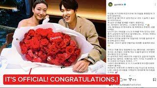 After LEE MIN HO, KIM GO EUN also Released Statement by posting this (CONGRATULATIONS)