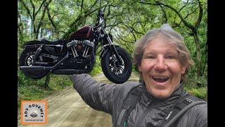 New Bike Day! | First Ride Harley Sportster | ADV Gourmet