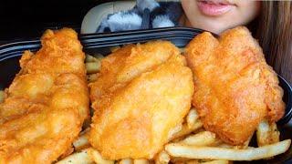 ASMR EATING FISH 'N CHIPS CAR MUKBANG Extreme Crunch Satisfying REAL Eating sounds 먹방 TWILIGHT